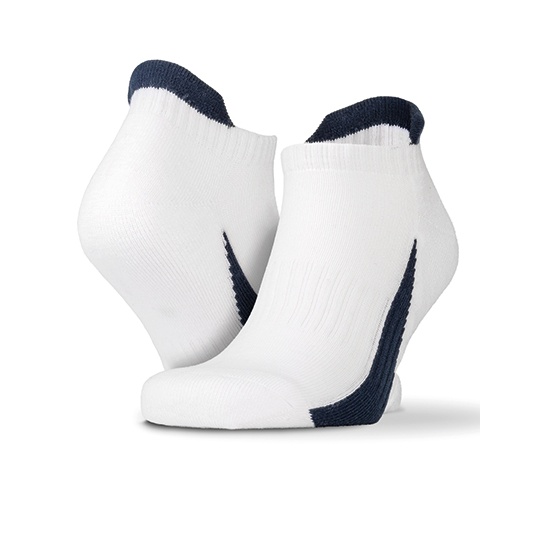 Skarpety Krotkie Sportowe Amortyzujace RT293X - White & Navy