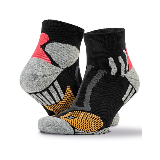 Skarpety sportowe do kostki kompresyjne RT294 - Black