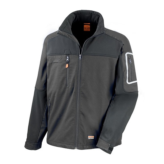 Kurtka Softshell Wodoodporna Oddychajaca RT302 - Black & Black