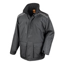 Dluga kurtka ocieplana RT305 - Black