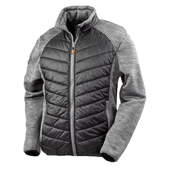 Kurtka Termiczna Wodoodporna RT314 - Black & Marl Grey
