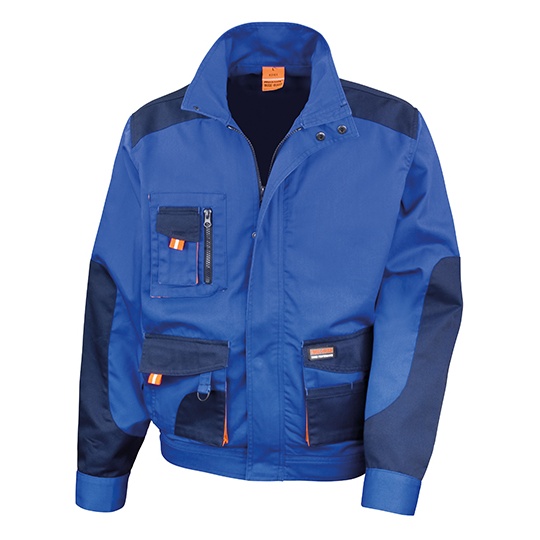Kurtka Klasyczna Wodoodporna Oddychajaca RT316 - Royal & Navy & Orange