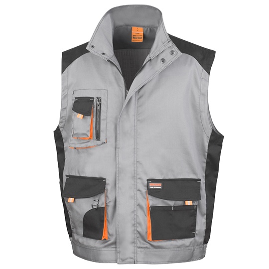 Kamizelka Klasyczna Wodoodporna Oddychajaca RT317 - Grey & Black & Orange
