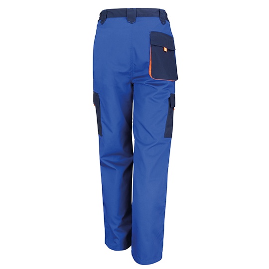 Spodnie Klasyczne Wodoodporne Oddychajace RT318 - Royal & Navy & Orange