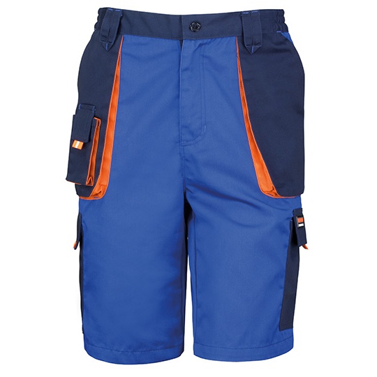 Szorty Robocze Klasyczne Wodoodporne Oddychajace RT319 - Royal & Navy & Orange