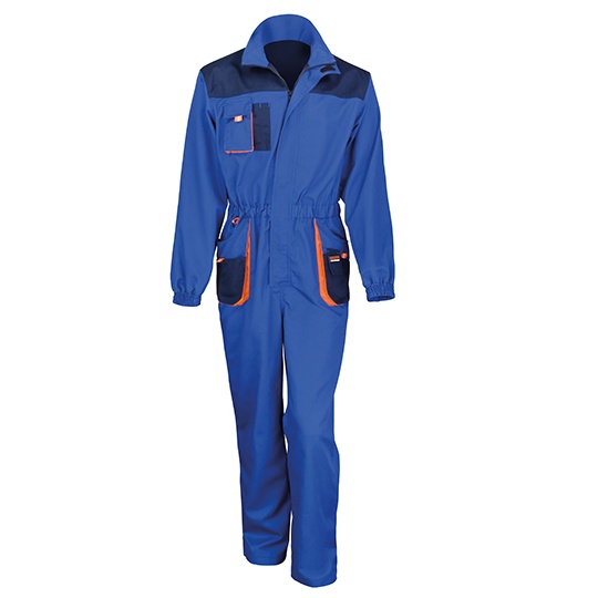 Kombinezon Roboczy Lekki Wodoodporny RT321 - Royal & Navy & Orange