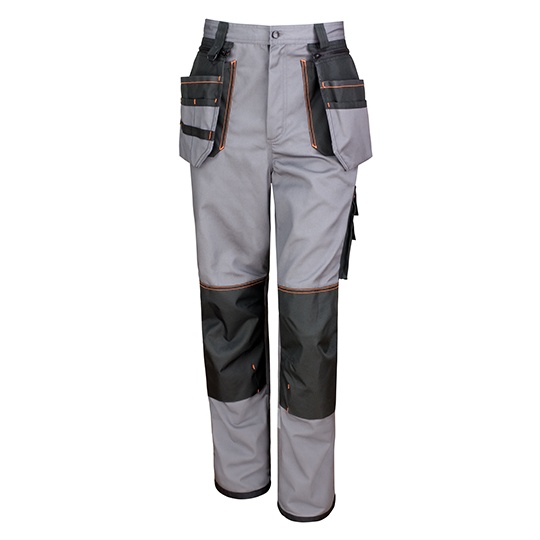 Spodnie Robocze Klasyczne Oddychajace Wiatroszczelne RT324 - Grey & Black