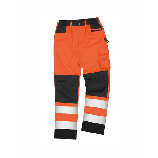 Spodnie Cargo Hi-Vis RT327 - Fluorescent Orange