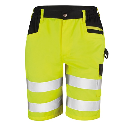 Szorty Robocze Hi-Vis Odblaskowe RT328 - Fluorescent Yellow