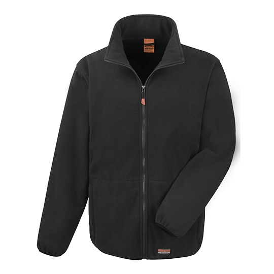 Kurtka polarowa z zamkiem i stojka RT330 - Black