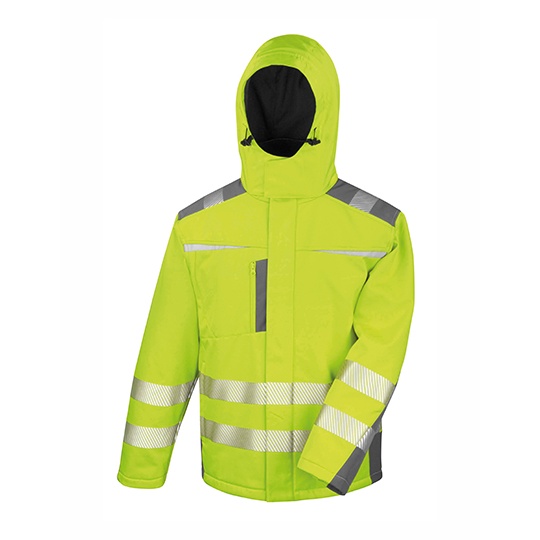 Kurtka Softshell Wiatroszczelna Odblaskowa RT331 - Fluorescent Yellow