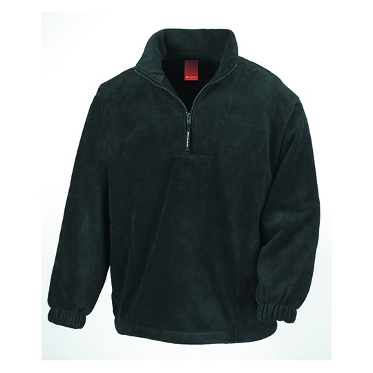 Bluza polarowa z zamkiem 1/4 RT33A - Black