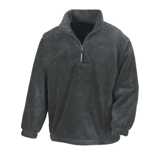Bluza polarowa z zamkiem 1/4 RT33A - Oxford Grey