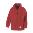 Bluza Klasyczna Polarowa z Zamkiem 1 4 RT33Y - Red
