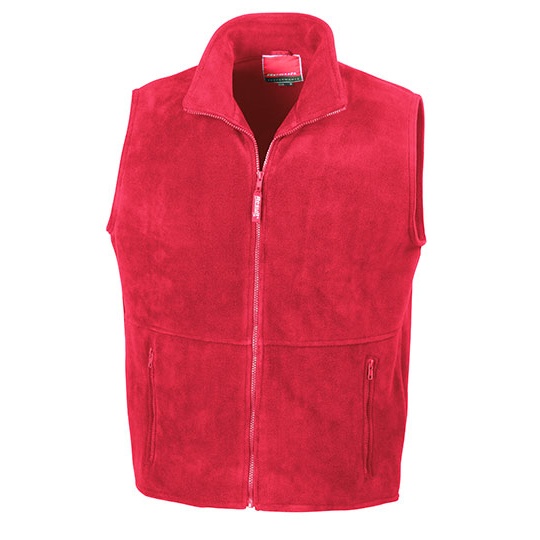Kamizelka Klasyczna Polarowa Niemechacąca się RT37A - Red