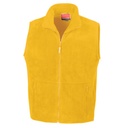 Kamizelka Klasyczna Polarowa Niemechacaca sie RT37A - Yellow