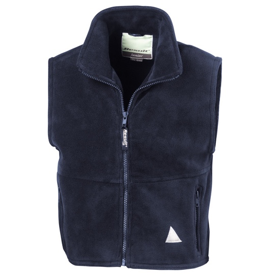 Polarowy bezrękawnik dziecięcy RT37J - Navy