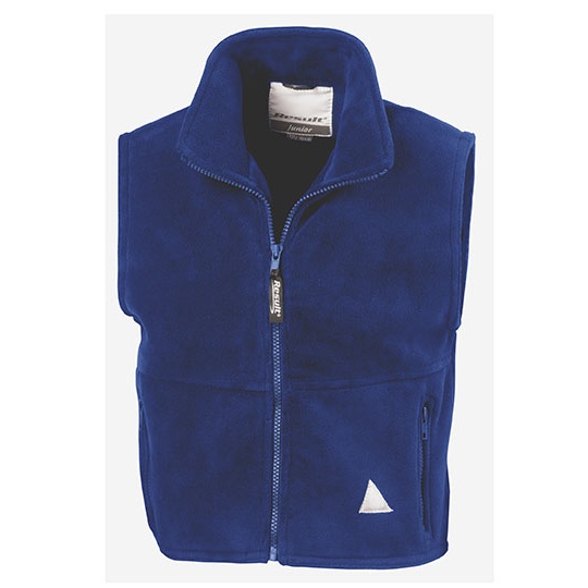 Polarowy bezrękawnik dziecięcy RT37J - Royal