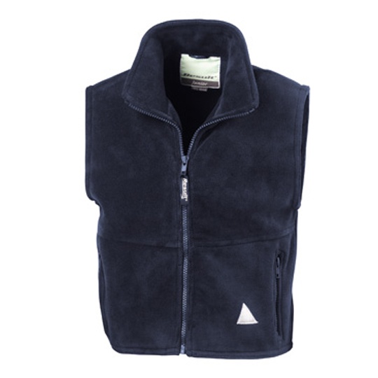 Mlodziezowy bezrekawnik polarowy RT37Y - Navy