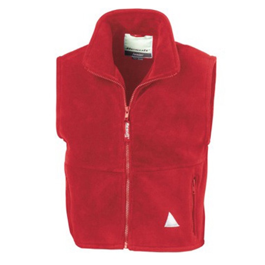 Mlodziezowy bezrekawnik polarowy RT37Y - Red