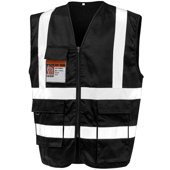 Kamizelka Ochronna Odblaskowa RT477 - Black