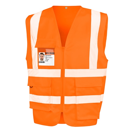 Kamizelka Ochronna Odblaskowa RT477 - Fluorescent Orange