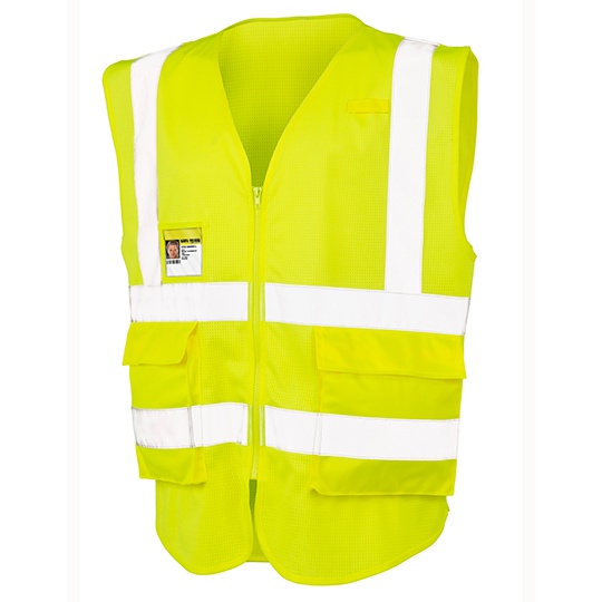 Kamizelka Oversize Siatka Poliestrowa Oddychajaca Hi-Vis RT479 - Fluorescent Yellow