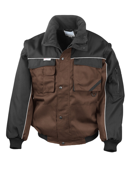 Wytrzymala kurtka z odpinanymi rekawami RT71 - Tan & Black