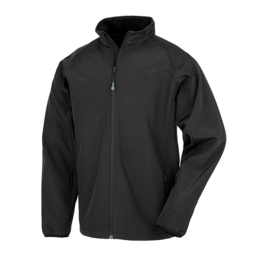 Kurtka Meska Slim Fit Softshell Recykling RT901 - Black