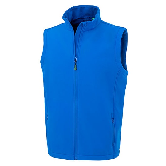 Kamizelka Slim Fit Softshell Recyklingowany RT902 - Royal