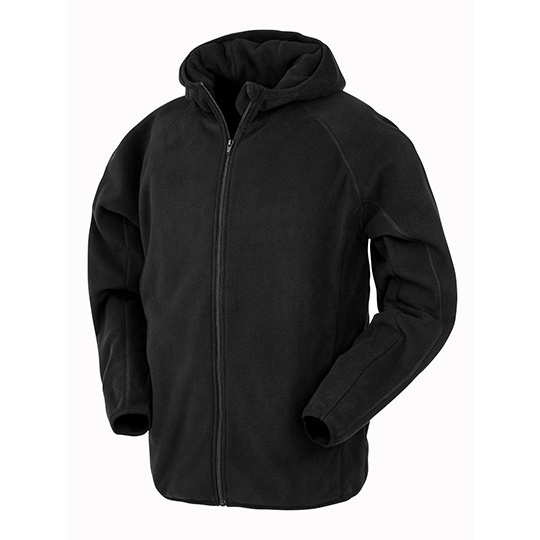 Bluza Polarowa z Kapturem RT906 - Black