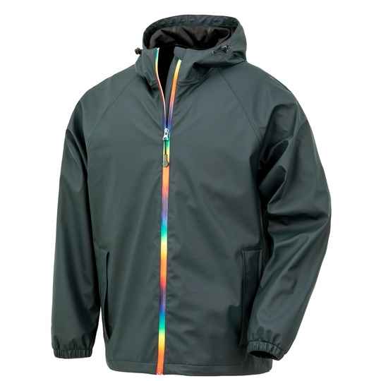 Wodoodporna kurtka z kapturem RT908 - Black Olive