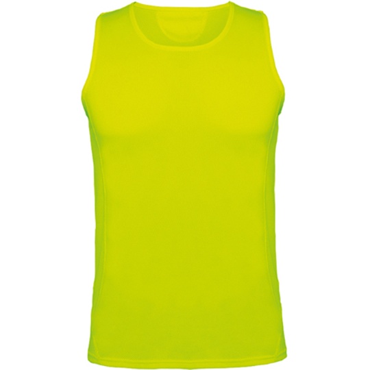 Koszulka bez rękawów Męska Oddychająca RY0353 - Fluor Yellow 221