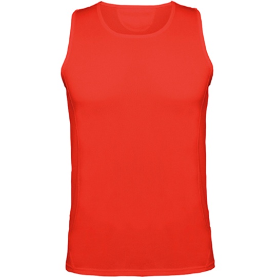 Koszulka bez rekawow Meska Oddychajaca RY0353 - Red 60