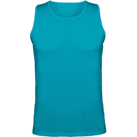 Koszulka bez rekawow Meska Oddychajaca RY0353 - Turquoise 12