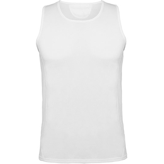 Koszulka bez rekawow Meska Oddychajaca RY0353 - White 01