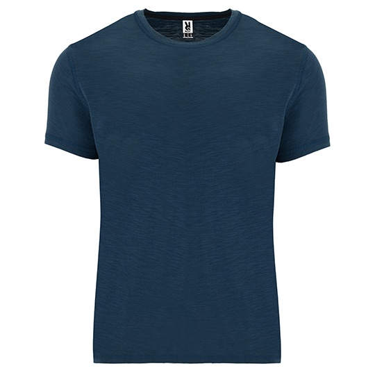 T-Shirt Klasyczny Bawelniany z Przedluzonym Tylem RY0396 - Navy Blue 55