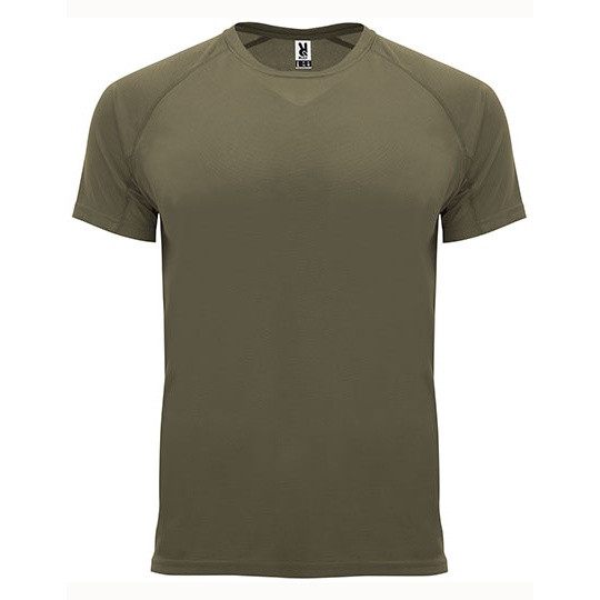Funkcyjny T-shirt męski z raglanowym rękawem RY0407 - Army Green 15