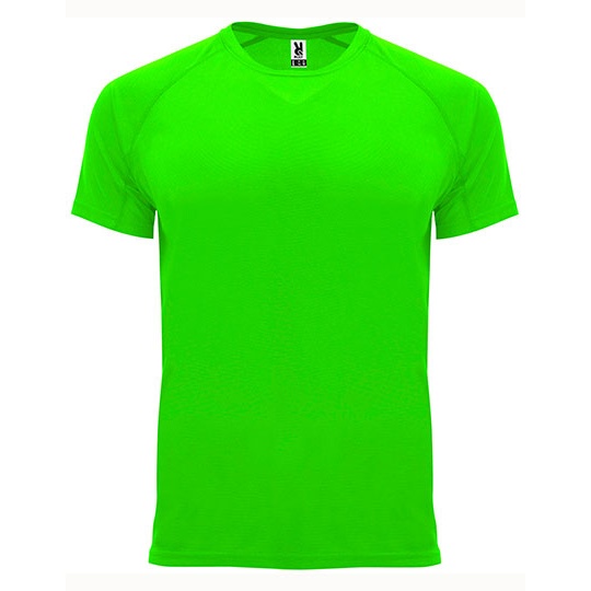 T-shirt Męski Raglanowy Funkcyjny RY0407 - Fluor Green 222