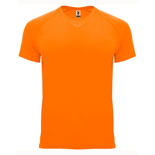 T-shirt męski raglanowy RY0407 - Fluor Orange 223