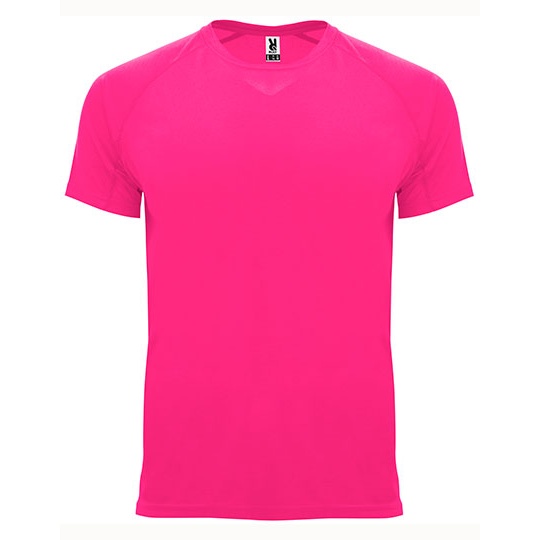 T-shirt Meski Raglanowy Funkcyjny RY0407 - Fluor Pink 228