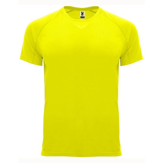 T-shirt Meski Raglanowy Funkcyjny RY0407 - Fluor Yellow 221