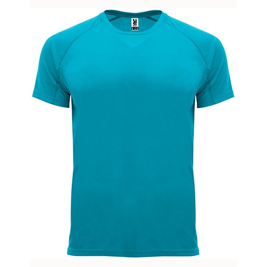 Funkcyjny T-shirt męski z raglanowym rękawem RY0407 - Turquoise 12