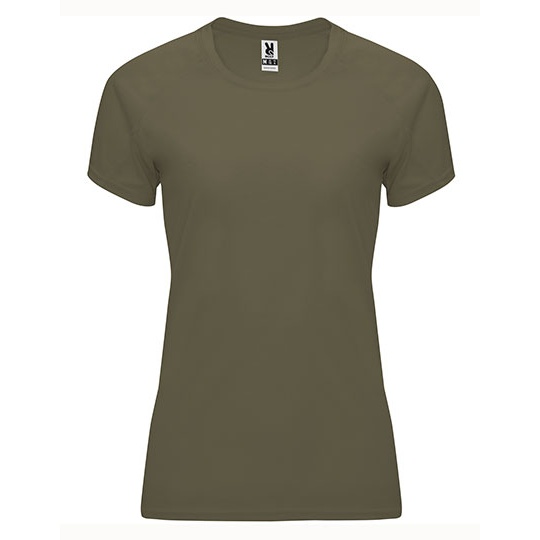 T-shirt Damski Funkcjonalny Odprowadzajacy Wilgoc RY0408 - Army Green 15