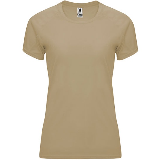 T-shirt Damski Funkcjonalny Odprowadzajacy Wilgoc RY0408 - Dark Sand 219