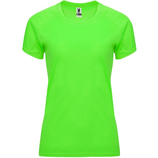 Damski T-shirt Funkcyjny z Raglanowym Rękawem RY0408 - Fluor Green 222