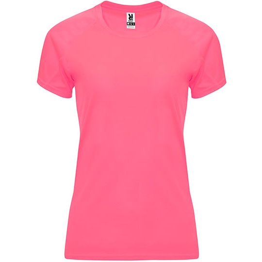 T-shirt Damski Funkcjonalny Odprowadzajacy Wilgoc RY0408 - Fluor Pink Lady 125