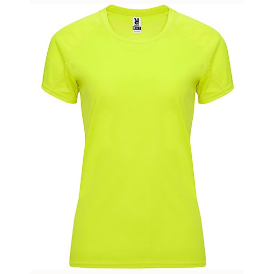 T-shirt Damski Funkcjonalny Odprowadzajacy Wilgoc RY0408 - Fluor Yellow 221