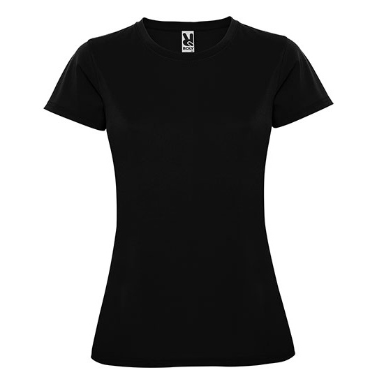 Koszulka Damska Slim Funkcyjna Oddychajaca RY0423 - Black 02