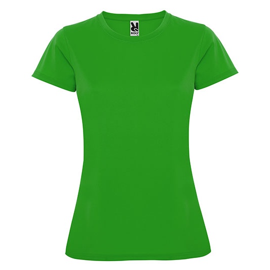 Koszulka Damska Slim Funkcyjna Oddychajaca RY0423 - Lime Green 225